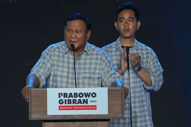 Calon presiden dan wakil presiden, Prabowo Subianto-Gibran Rakabuming Raka.