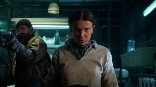 Once (Millie Bobby Brown) se enfrenta al monstruo del "Mundo del Revés" (Upside Down).