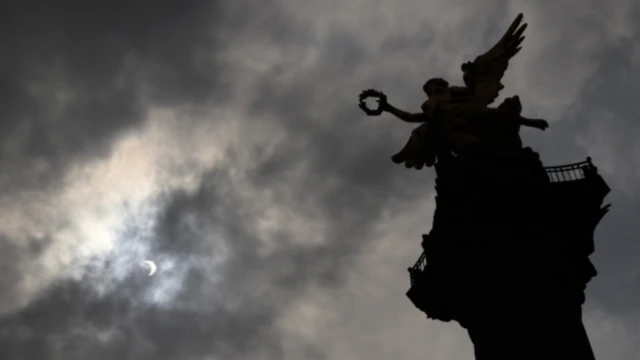 El eclipse en Ciudad de México