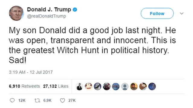 توئیتر ترامپ