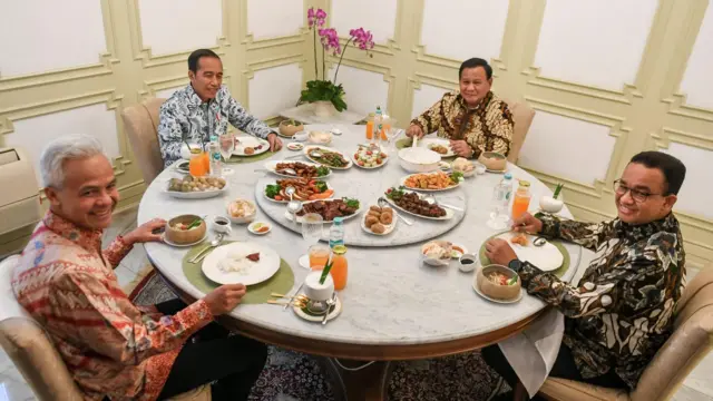 Jokowi, Anies, Ganjar, Prabowo