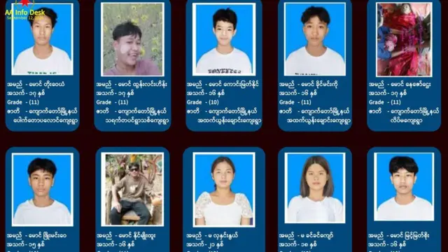 စက်တင်ဘာလတုန်းက ရခိုင်၊ ​ကျောက်တော်မြို့နယ်ထဲက စာသင်ကျောင်းလေကြောင်းတိုက်ခံရမှုမှာ သေဆုံးသွားတဲ့ ကလေးငယ်တွေလို့ အေအေထုတ်ပြန်လာတဲ့ပုံ