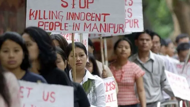 मणिपुर प्रदर्शन