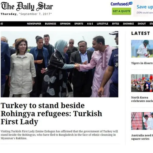 Bangladesh, Turki, Rohingya