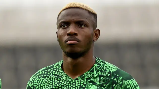 Victor Osimhen a cikin rigar ƴan ƙwallon Najeriya