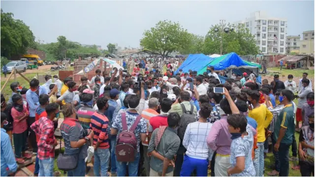 વિરોધ પ્રદર્શનની તસવીર