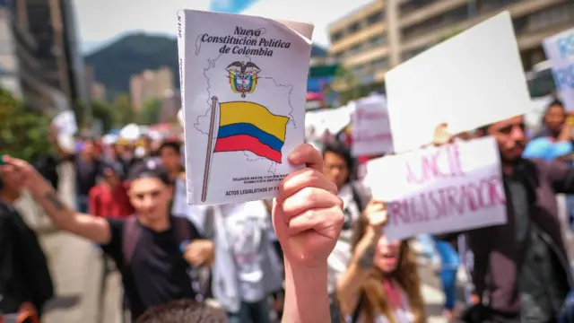 Protestas en Colombia