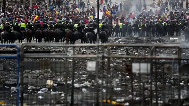 Protestas en Ecuador