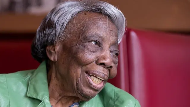 Virginia McLaurin i Washington DC ku wa 22 Ruhuhuma 2016