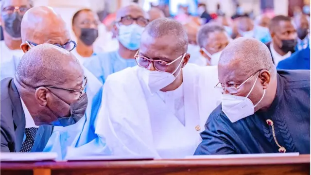 Ernest Shonekan burial service