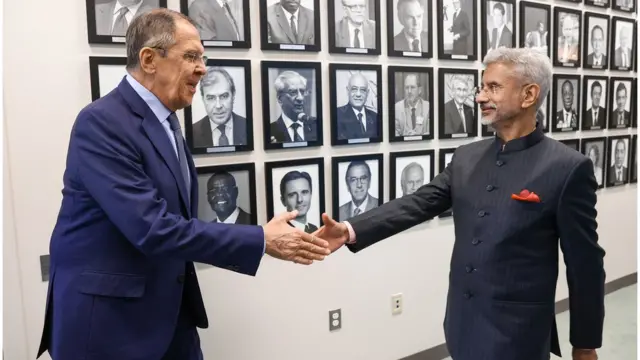 रूस और भारत के विदेश मंत्री