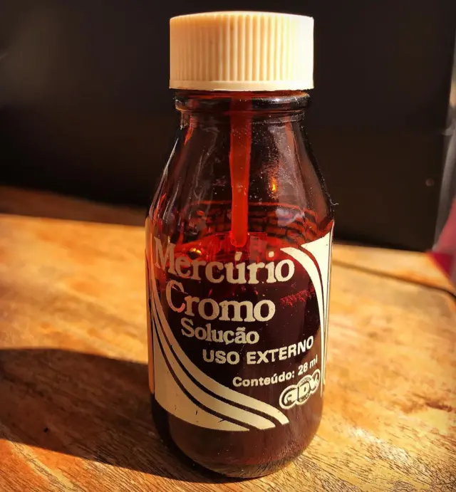 Frasco de mercúrio