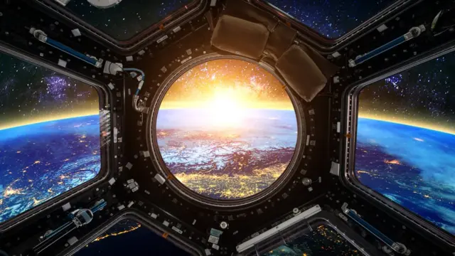 Вид из илюминатора