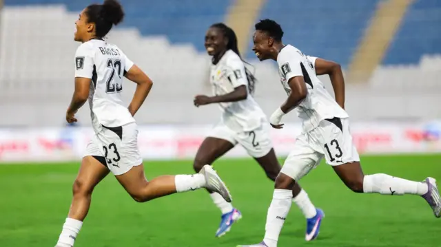 Ghana won their game despite a pay row with the country's sports ministry