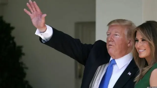 ડોનાલ્ડ ટ્રમ્પ અને મિલેનિયા ટ્રમ્પ