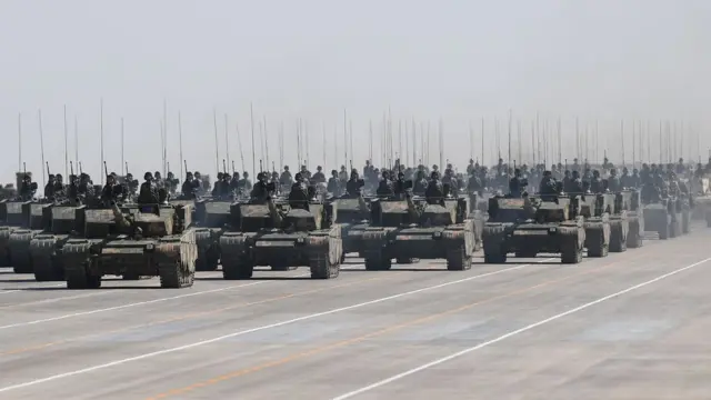 चीनी मिलिट्री परेड