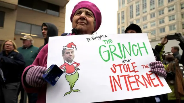 Protesta contra la FCC.