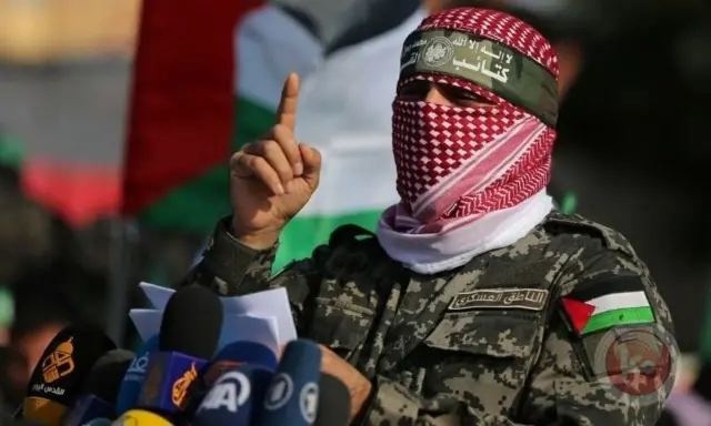 Abu Cubeyda,” afhayeenka milatariga ee guutada Al-Qassam.