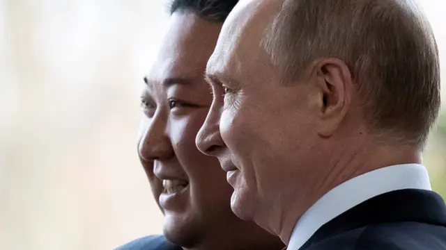 Ким Чен Ын и Владимир Путин