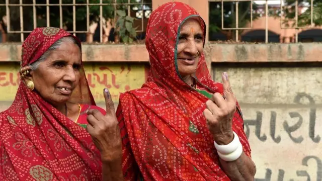 ગ્રામીણ મહિલા મતદારોનું સાંકેતિક ચિત્ર