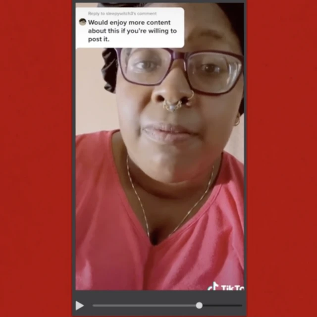 Muuqaalka Erynn ay soo gelisay barta TikTok