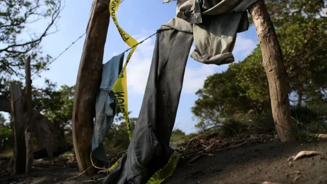 La familia Sánchez Pérez fue localizada en esta fosa clandestina de Alvarado, Veracruz.