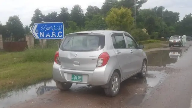 ساجد گوندل کی گاڑی