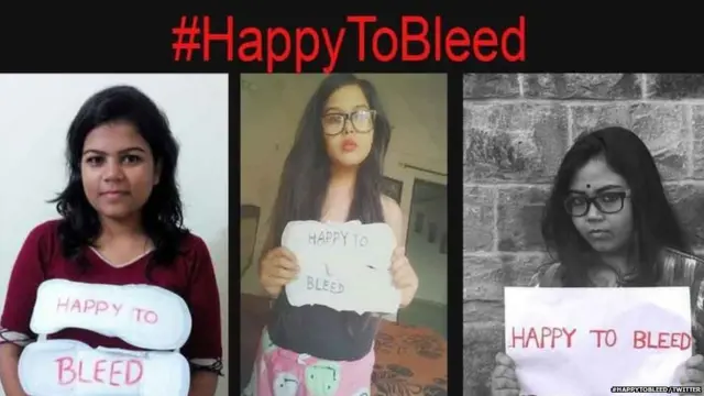#HappyToBleed