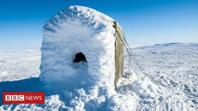 Buuro baraf ah oo ku yaalla Finland