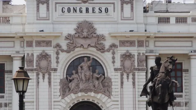 Fachada del congreso de Perú