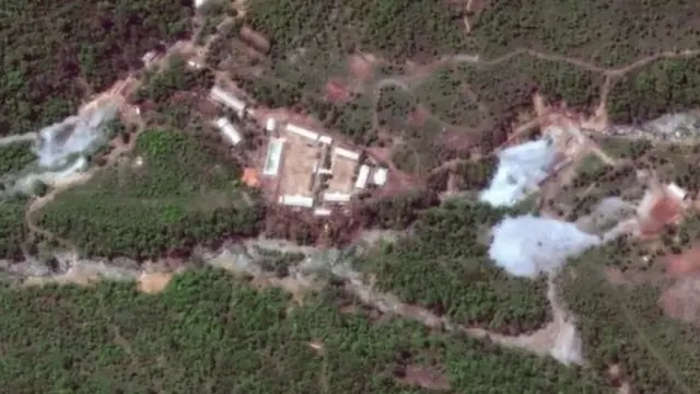 تونل‌های محل آزمایش‌های هسته‌ای کره شمالی