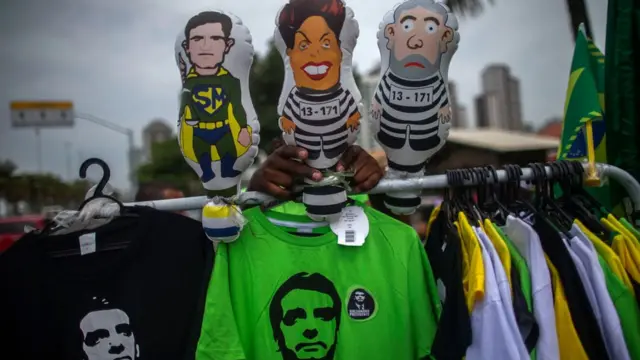 Camiseta de Bolsonaro.
