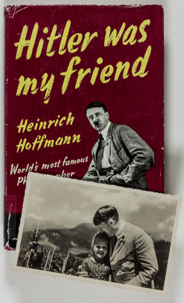 Portada del libro "Hitler fue mi amigo", del fotógrafo Heinrich Hoffmann.