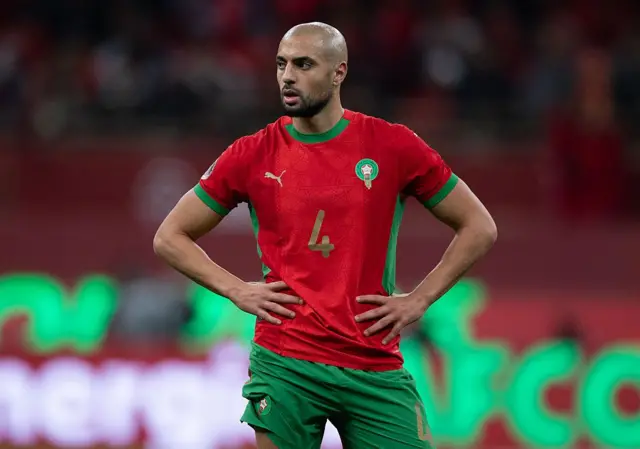 Sofyan Amrabat of Morocco