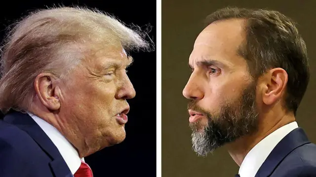 সাবেক প্রেসিডেন্ট ডোনাল্ড ট্রাম্প ও স্পেশাল কাউন্সেল জ্যাক স্মিথ