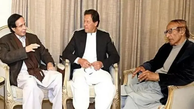 چوہدری برادران، عمران خان