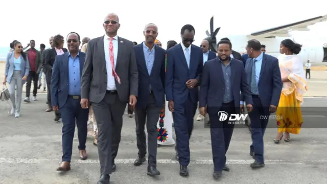 ኣቀባብላ ልኡኻት መንግስቲ ኢትዮጵያ ኣብ መቐለ ዓለምለኸ መዕርፎ ነፈርቲ ኣሉላ ኣባ ነጋ