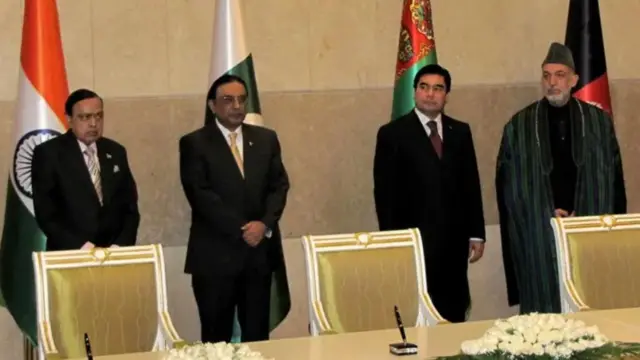 در دسامبر سال ۲۰۱۰ اولین موافقتنامه تاپی در عشقآباد، پایتخت ترکمنستان به امضا رسید