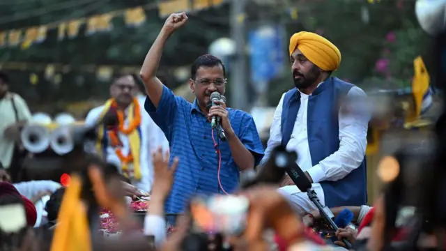 ਅਰਵਿੰਦ ਕੇਜਰੀਵਾਲ ਅਤੇ ਭਗਵੰਤ ਮਾਨ