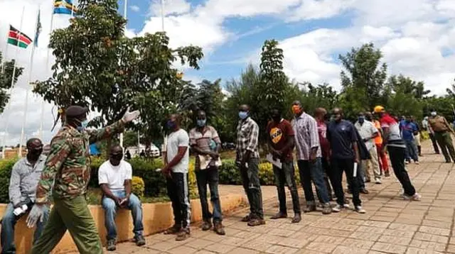 Kenya iriko irapima abashoferi b'amakamy ku mbibe