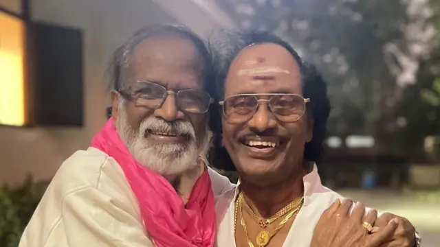 கங்கை அமரனுடன் கணேஷ் 