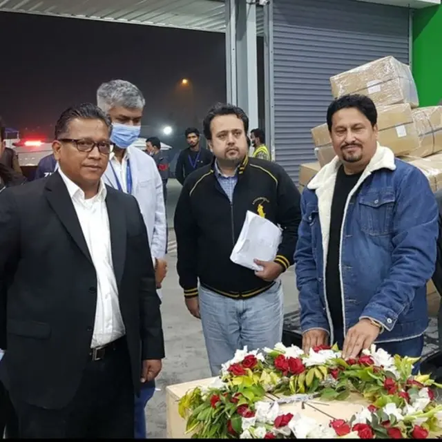 Priyantha's body in pakitan