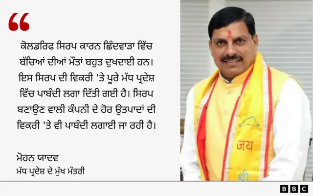 ਮੱਧ ਪ੍ਰਦੇਸ਼ ਦੇ ਮੁੱਖ ਮੰਤਰੀ ਡਾਕਟਰ ਮੋਹਨ ਯਾਦਵ