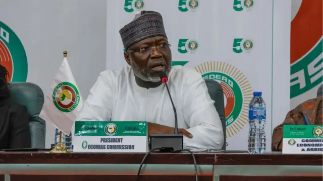 H.E. Dr. Omar Alieu Touray, President of the ECOWAS Commission for Abuja earlier dis year.
