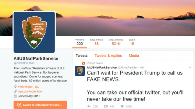 Mensaje de AltUSNatParkService