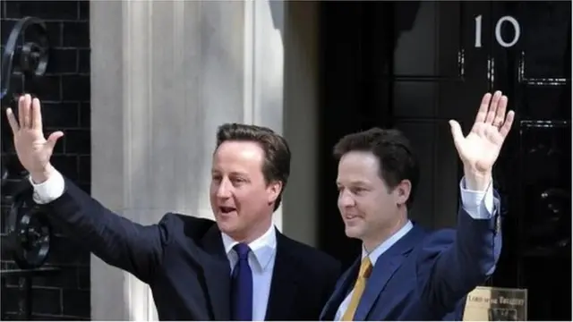 David Cameron and Nick Clegg