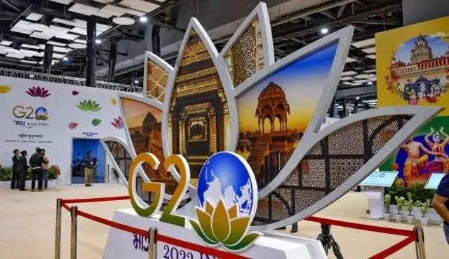 بھارت منڈپم کا ایک منظر