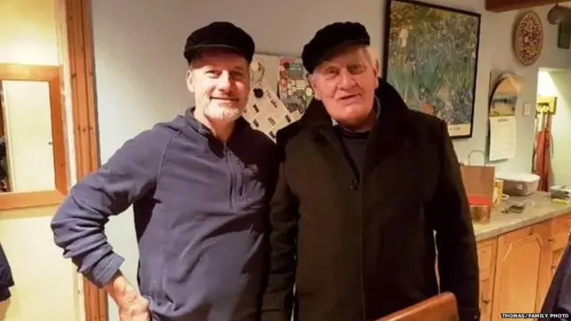 ब्रायन बिकट और उनके बेटे थोमस