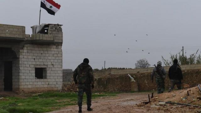 أرسل الجيش السوري ما يقرب 300 عنصرا من الجيش السوري إلى بلدة العريمة جنوب منبج في 30 ديسمبر/كانون الأول 2018