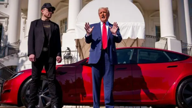 डोनाल्ड ट्रंप और एलन मस्क 